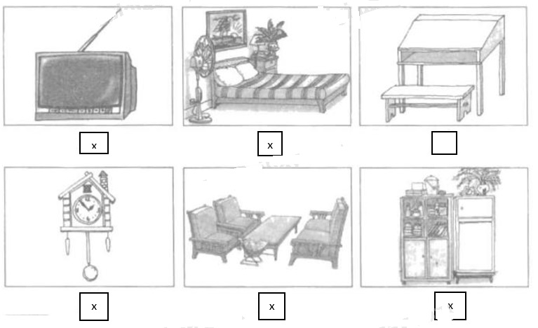 Giải vở bài tập Tự nhiên và Xã hội 1 bài 12 Câu 1