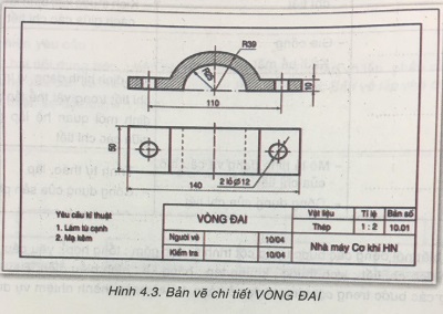 Soạn Công nghệ 8 VNEN bài 4: Bản vẽ kĩ thuật đơn giản