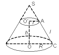 Lý thuyết: Hình nón - Hình nón cụt - Diện tích xung quanh và thể tích của hình nón, hình nón cụt 