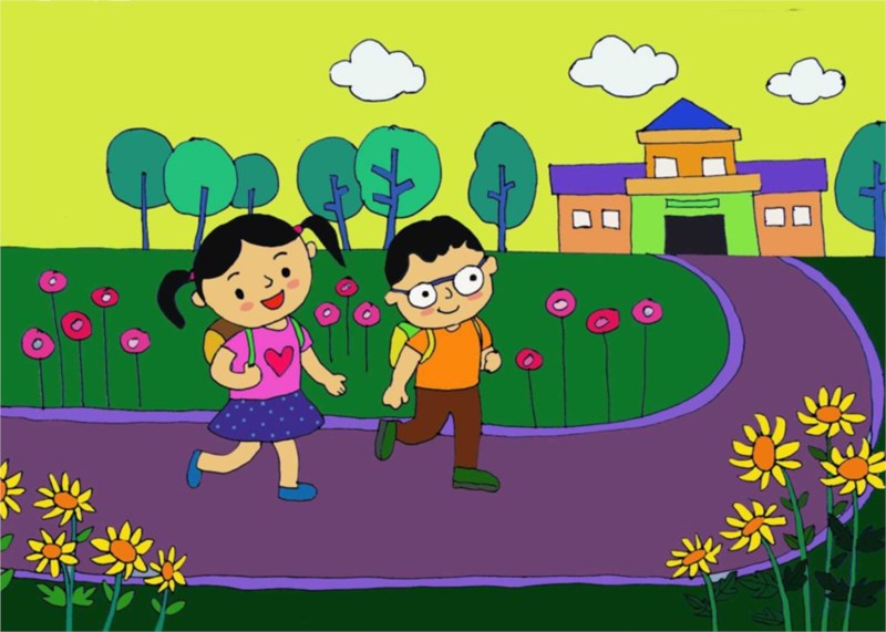 Miêu tả về em, về thầy cô và trường em