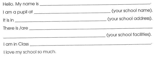 Bài tập cuối tuần môn Tiếng Anh lớp 4 Tuần 9
