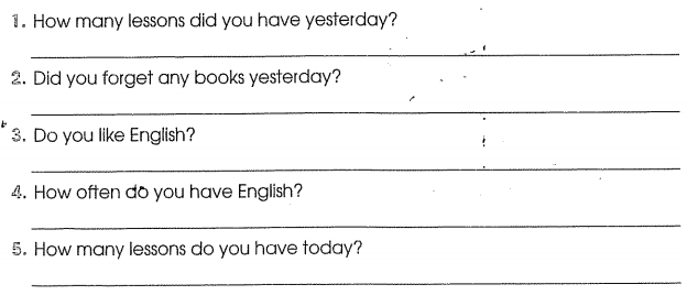 Bài tập cuối tuần môn Tiếng Anh lớp 5 Tuần 9