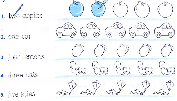 Phiếu bài tập cuối tuần môn Tiếng Anh lớp 2 Tuần 9