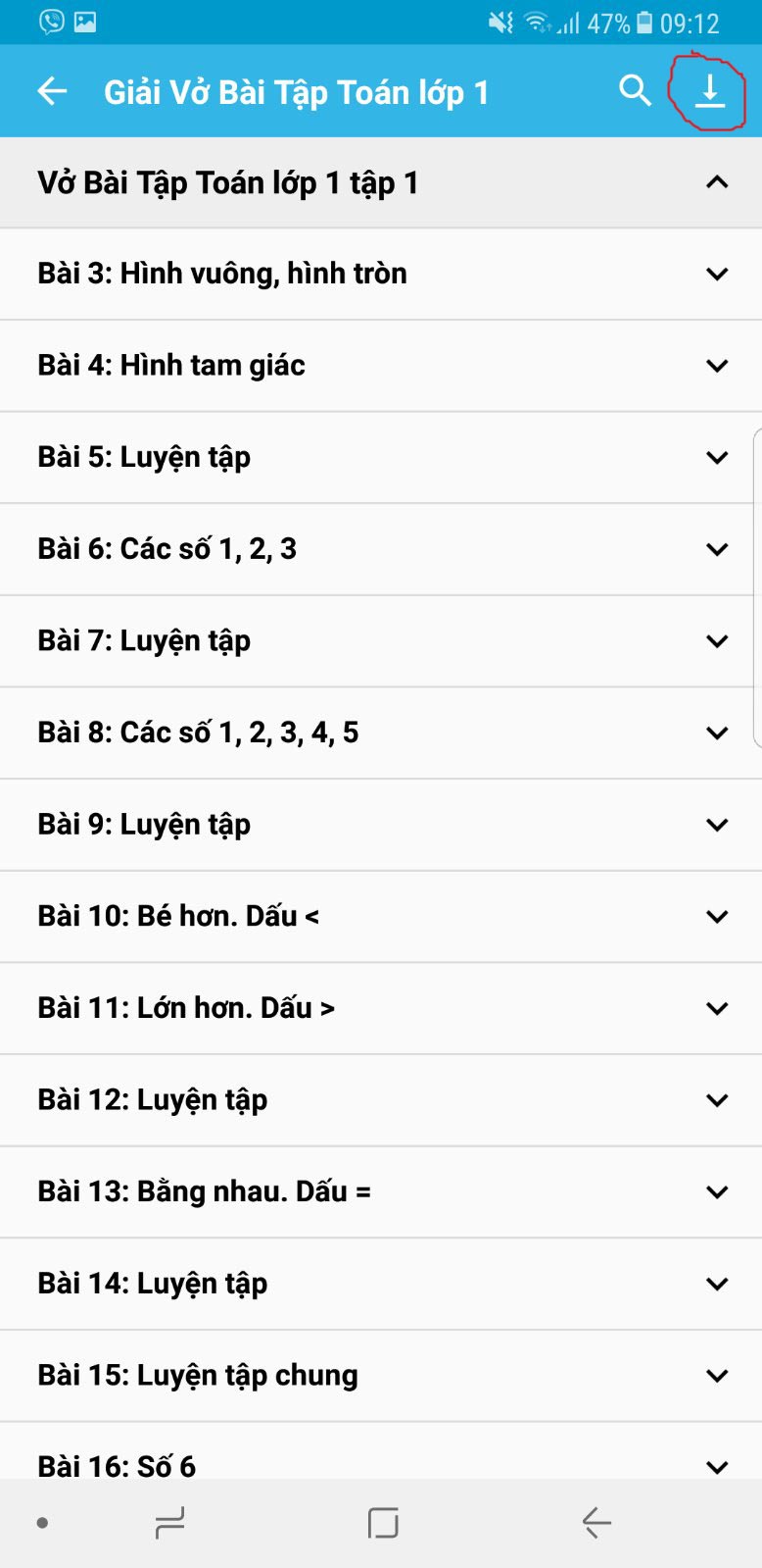 Hướng dẫn cách sử dụng app Giải bài tập VnDoc