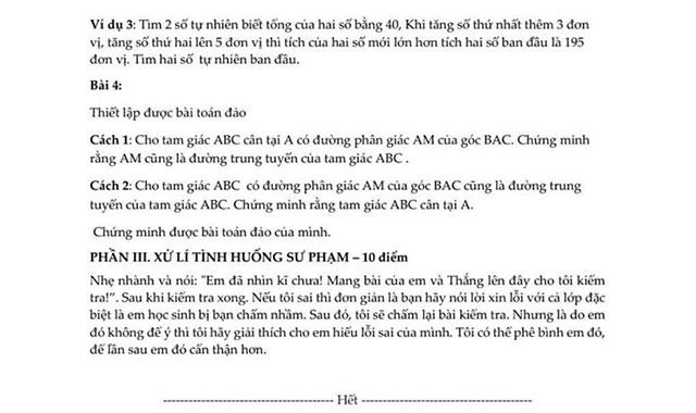 Đáp án đề thi thử viên chức môn toán