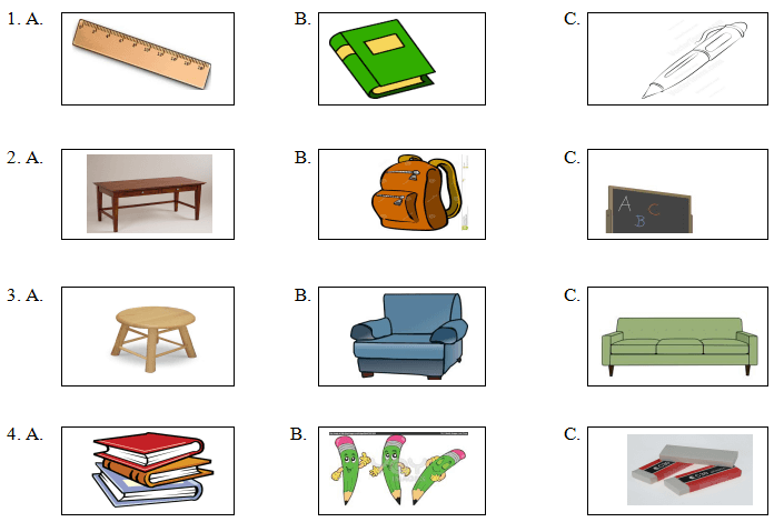 Đề thi giữa kì 1 lớp 6 môn tiếng Anh trường THCS Liêng Trang