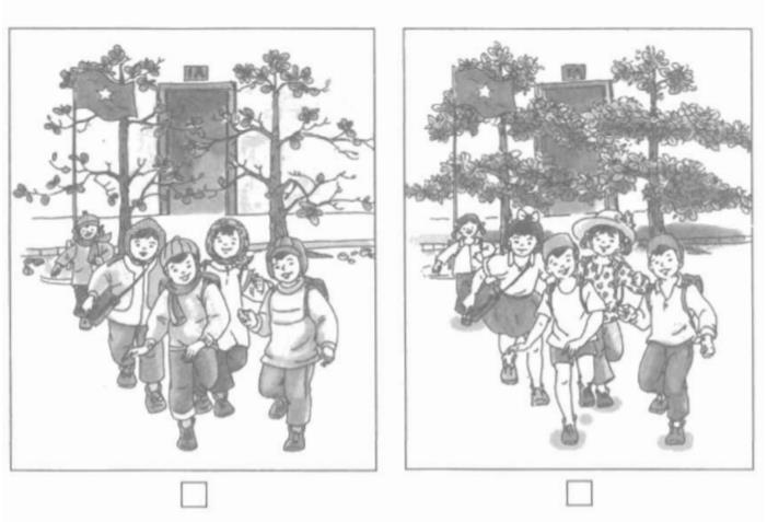 Giải vở bài tập Tự nhiên và Xã hội 1 bài 33: Trời nóng, trời rét