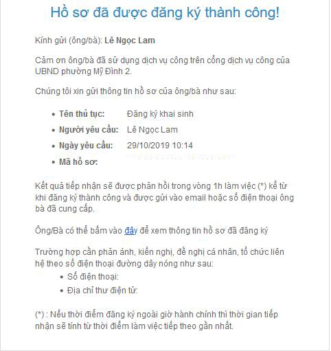 Hướng dẫn làm giấy khai sinh trực tuyến qua mạng