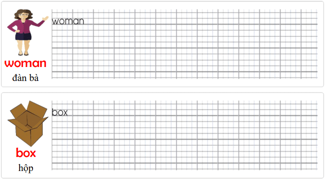 Tập viết Tiếng Anh lớp 1 Unit 8 I've got a shirt!