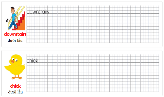 Tập viết Tiếng Anh lớp 2 Unit 8: Where's Grandma?