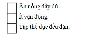 Giải Vở bài tập Tự nhiên và xã hội 2 bài 3 Câu 4