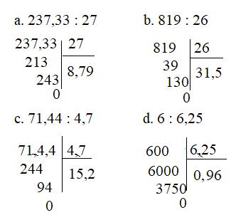 Giải Toán lớp 5 VNEN bài 46: Em ôn lại những gì đã học
