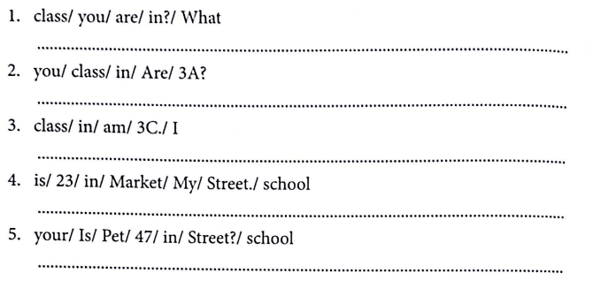 Ôn tập tiếng Anh lớp 4 Unit 6 Where's your school?