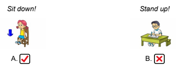 Kiểm tra tiếng Anh lớp 3 Unit 6 Stand Up!