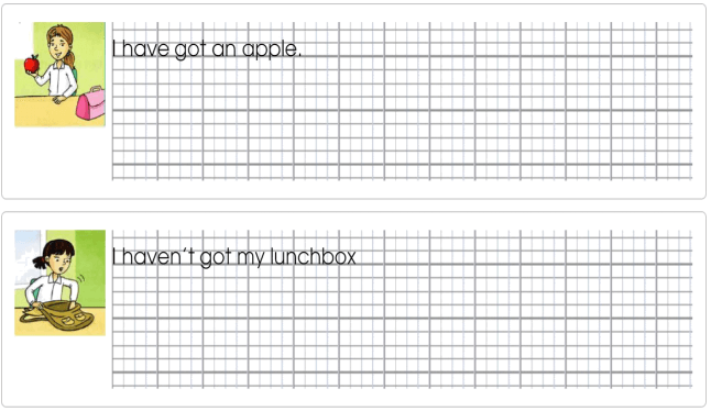 Tập viết Tiếng Anh lớp 2 Unit 9: Lunchtime!