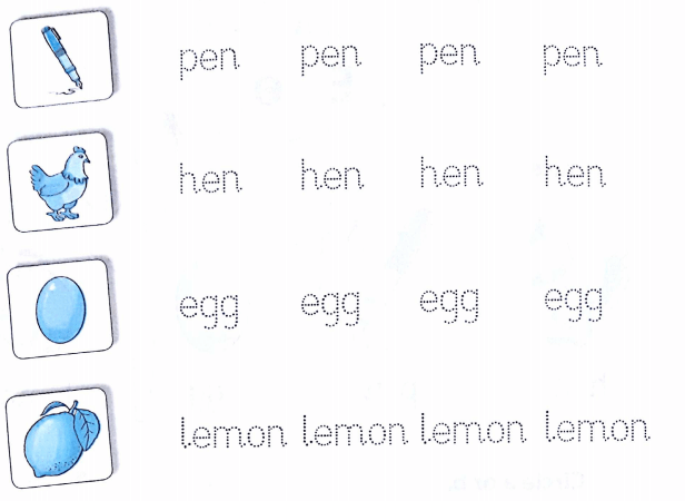 Phiếu bài tập cuối tuần môn Tiếng Anh lớp 1 Tuần 11