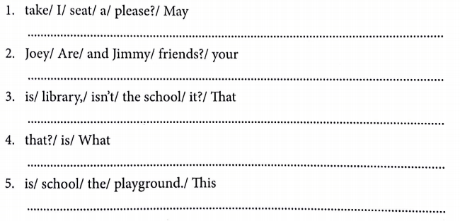 Bài tập ngữ pháp tiếng Anh lớp 3 Unit 7 That's my school