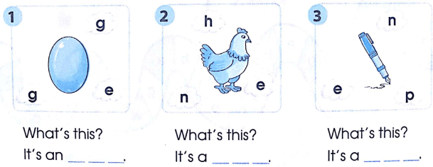 Phiếu bài tập cuối tuần môn Tiếng Anh lớp 1 Tuần 12