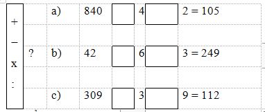  Đề thi học kì 1 lớp 3 môn Toán