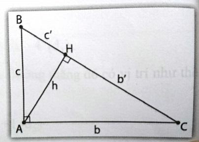 Soạn Toán 9 bài 1 Một số hệ thức về cạnh và đường cao trong tam giác vuông VNEN