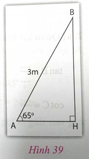 Soạn Toán 9 bài 5 Một số hệ thức về cạnh và góc trong tam giác vuông VNEN