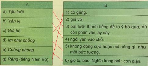 Giải Tiếng việt lớp 4 VNEN: Bài 6B