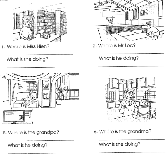 Bài tập cuối tuần môn Tiếng Anh lớp 4 Tuần 13