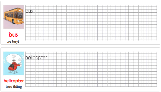 Tập viết Tiếng Anh lớp 4 Unit 11 In The Museum!