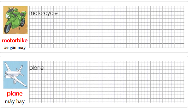 Tập viết Tiếng Anh lớp 4 Unit 11 In The Museum!