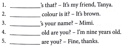 Bài tập ngữ pháp tiếng Anh lớp 3 Unit 9 What colour is it?