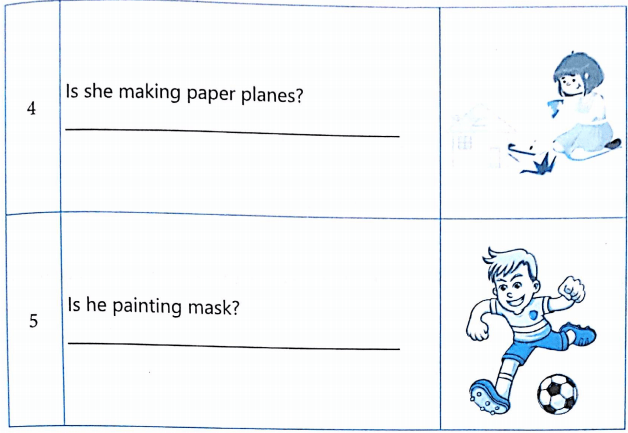 Bài tập ngữ pháp tiếng Anh lớp 4 Unit 9 What are they doing?