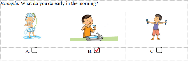 Đề thi học kì 1 lớp 5 môn tiếng Anh có file nghe