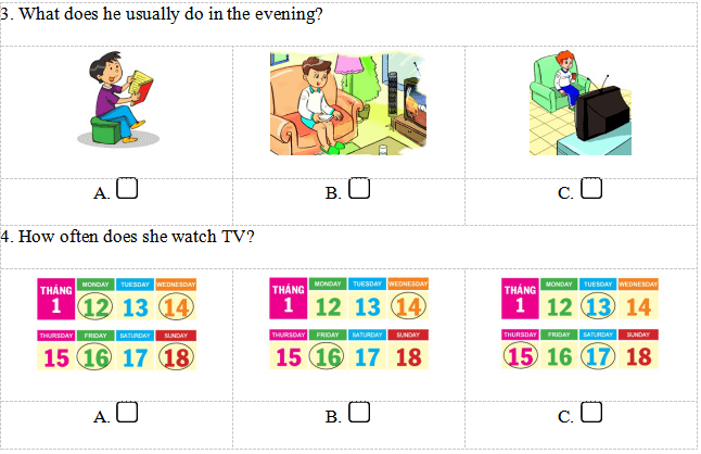 Đề thi học kì 1 lớp 5 môn tiếng Anh có file nghe