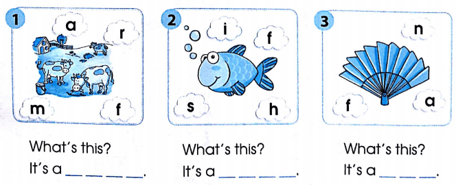 Phiếu bài tập cuối tuần môn Tiếng Anh lớp 1 Tuần 14