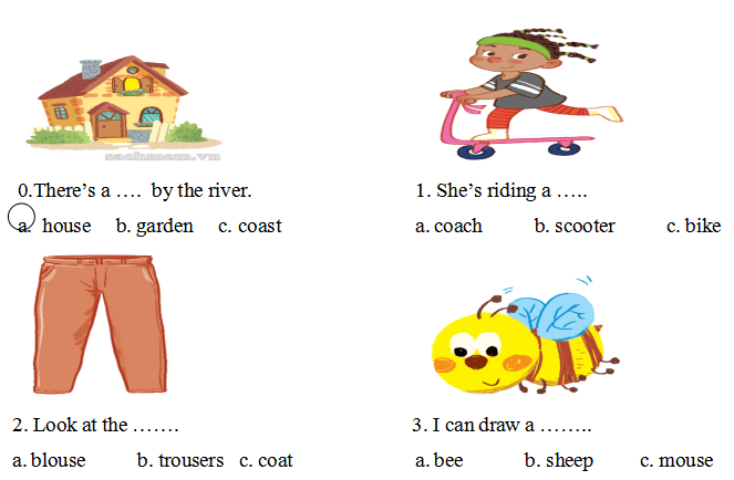 Đề thi học kì 1 môn tiếng Anh lớp 2 năm 2019 - 2020