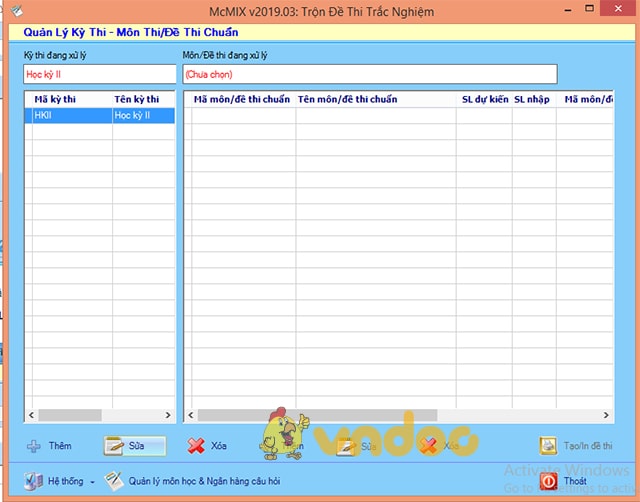 Cách dùng phần mềm trộn đề thi trắc nghiệm