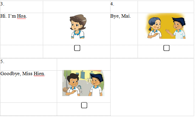 Đề thi học kì 1 lớp 3 môn tiếng Anh có file nghe năm 2019 - 2020