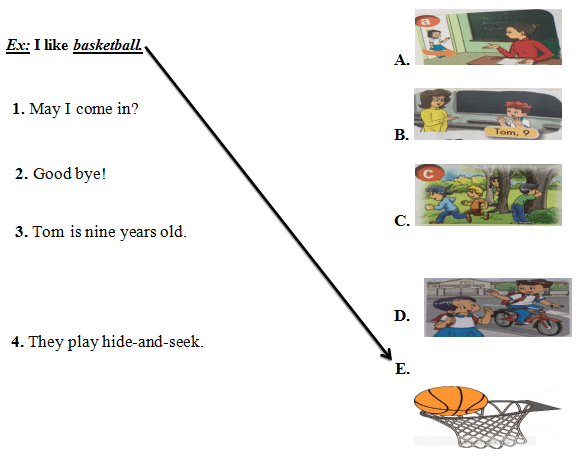 Đề kiểm tra tiếng Anh lớp 3 học kỳ 1 năm 2019 - 2020