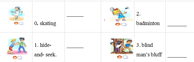 Đề thi tiếng Anh học kì 1 lớp 3 có file nghe năm 2019 - 2020