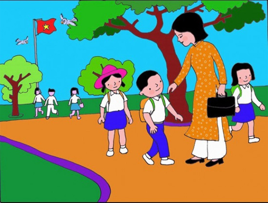 Tả cô giáo hiệu trưởng