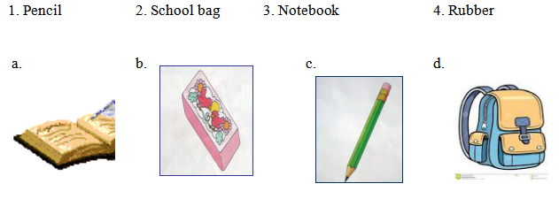 Đề kiểm tra học kì 1 lớp 3 môn tiếng Anh trường Tiểu học Cửa Dương 1