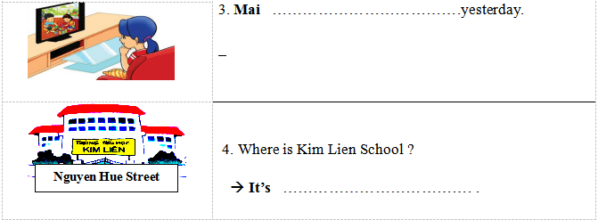 Đề kiểm tra tiếng Anh lớp 4 học kì 1 năm 2019 - 2020