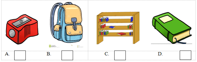 Đề kiểm tra học kì 1 tiếng Anh lớp 3 năm 2019 - 2020