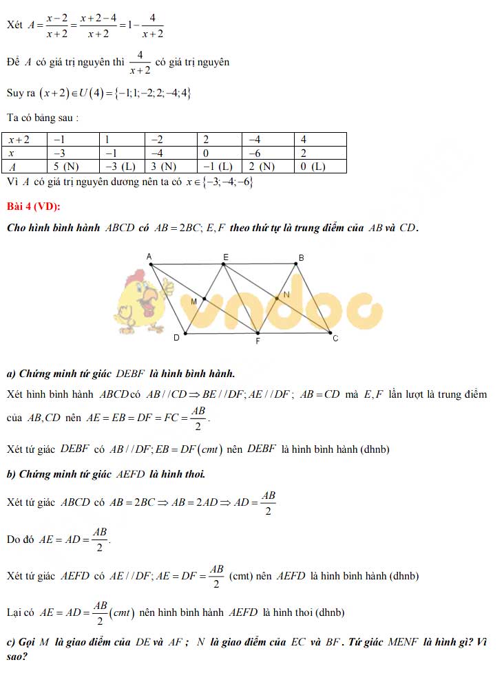 Đề thi học kì 1 lớp 8 môn Toán Phòng GD&ĐT quận Nam Từ Liêm năm học 2019 - 2020