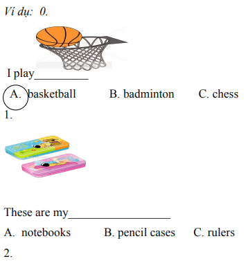 Đề thi học kì 1 môn Tiếng Anh lớp 3 kèm file nghe năm học 2018 - 2019 số 1
