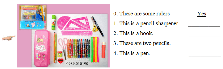 Đề kiểm tra học kỳ 1 tiếng Anh lớp 3 năm 2019 - 2020