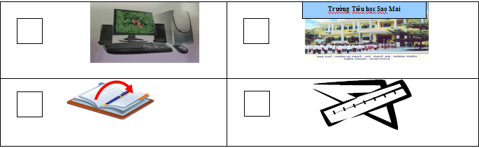 Đề thi tiếng Anh lớp 3 học kì 1 trường Tiểu học Cửu Cao