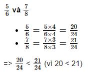 So sánh hai phân số cùng mẫu số