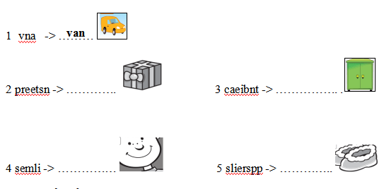 Đề thi học kì 1 lớp 4 môn tiếng Anh trường Tiểu học Quảng Thành