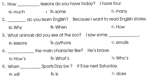 Bài tập cuối tuần môn Tiếng Anh lớp 5 Tuần 17